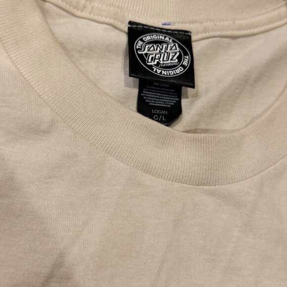 VTG Santa Cruz Y2K 2000s Tee Shirt Men's Size Large Brown Graphic Print - Picture 4 of 4
